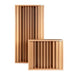 Beech GIK Acoustics Q11D Quadratic Residue Diffuser in beech wood finish with rectangular diffuser panels engineered for improved room acoustics