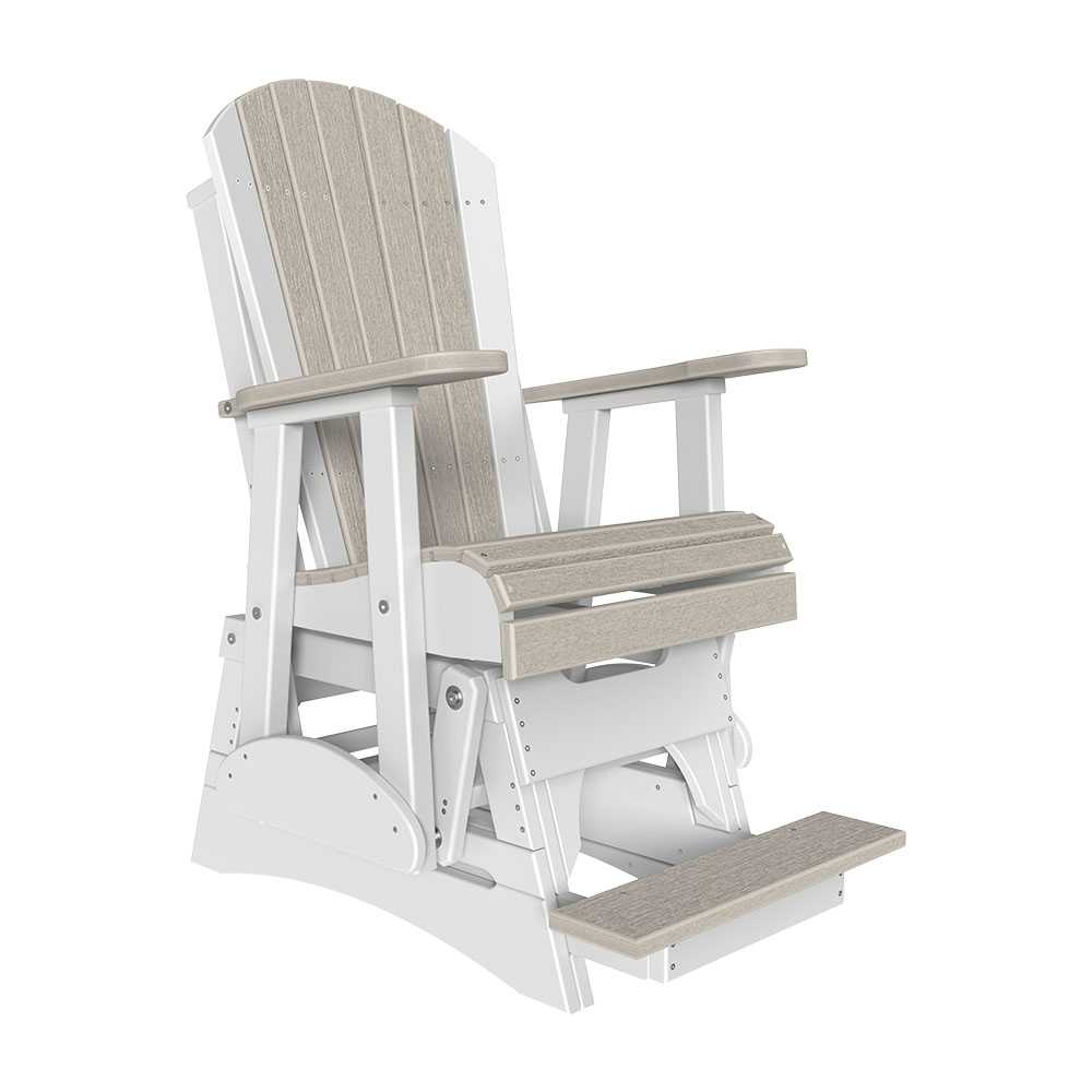 LuxCraft 2' Adirondack Balcony Glider Chair-Freedom Room