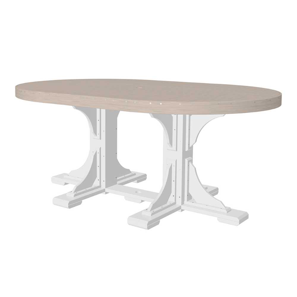 LuxCraft 4' x 6' Oval Table-Freedom Room