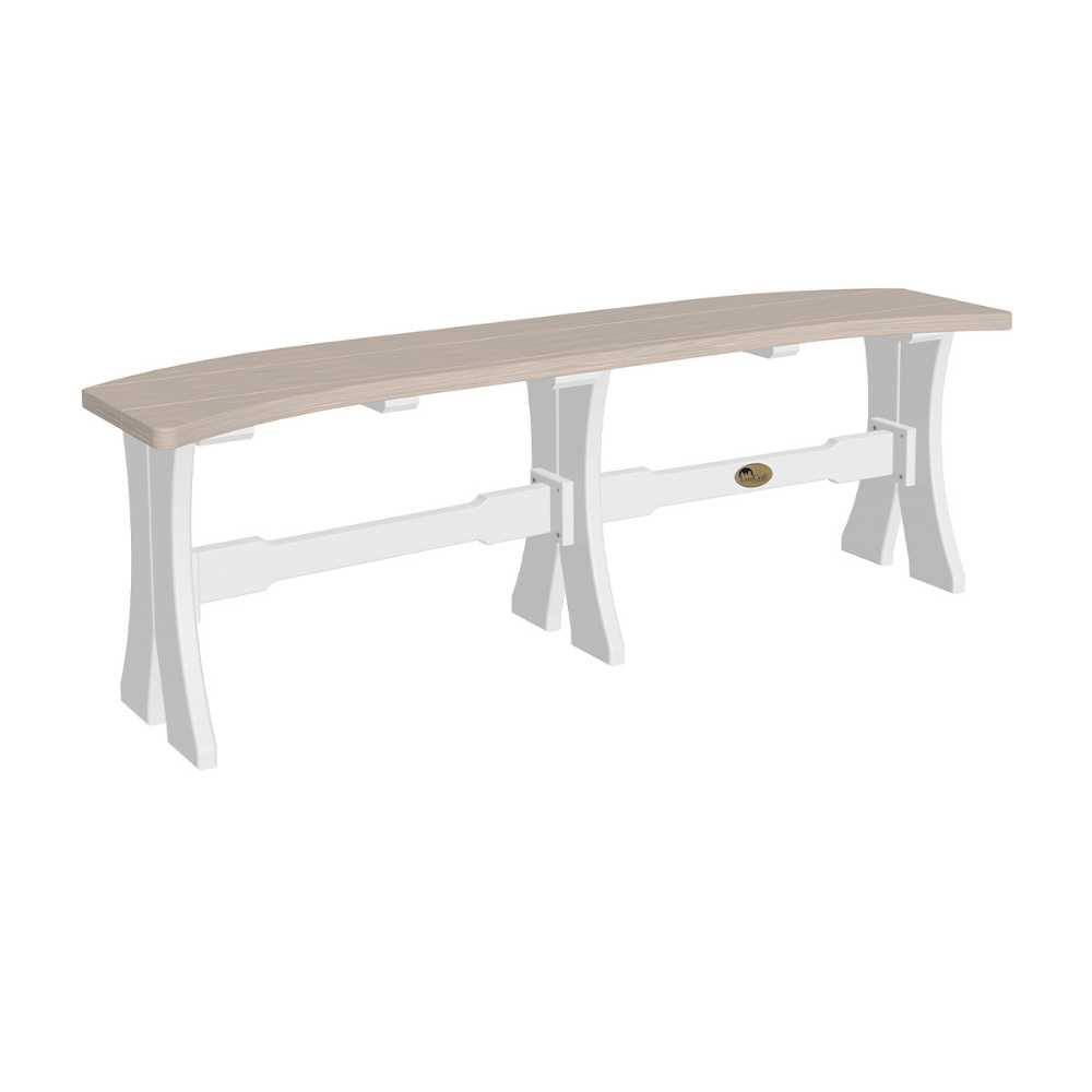 Birch and White LuxCraft 52 Table Bench