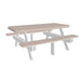 LuxCraft 6' Rectangular Picnic Table-Freedom Room