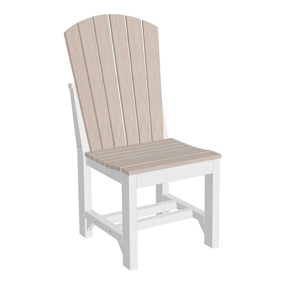 Birch and White LuxCraft Adirondack Side Chair