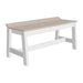 Birch and White LuxCraft Cafe Dining Bench 41