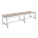 Birch and White LuxCraft Cafe Dining Bench 72