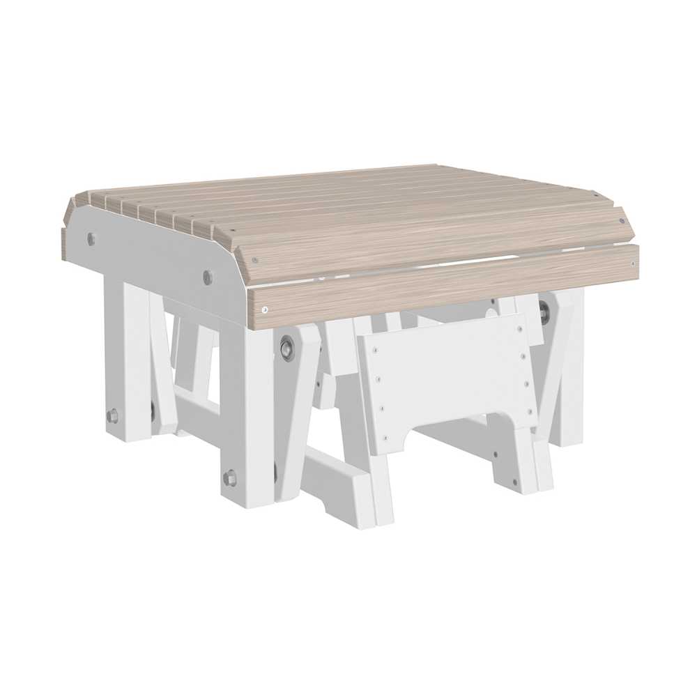 Birch and White LuxCraft Glider Footrest