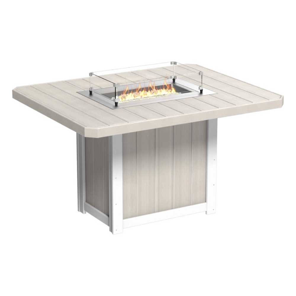 LuxCraft Lumin Fire Table 62" Rectangular-Freedom Room