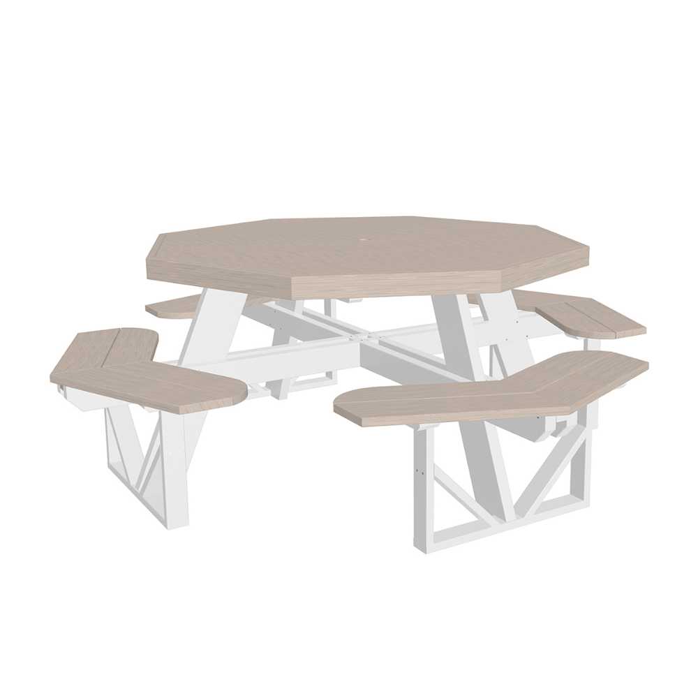 LuxCraft Octagon Picnic Table-Freedom Room