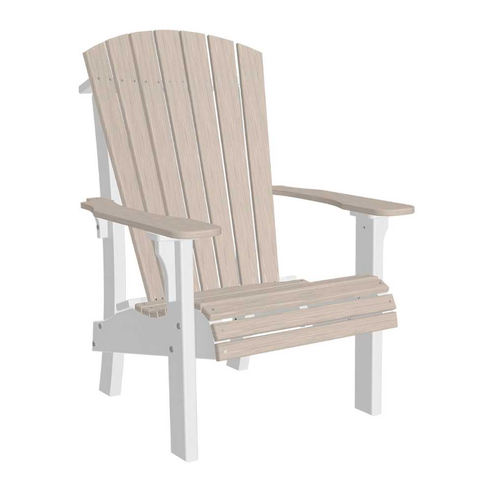 Birch and White LuxCraft Royal Adirondack Chair