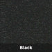 Black Tenshon Rectangle Shade Sail fabric color swatch in a solid black shade with a durable woven texture