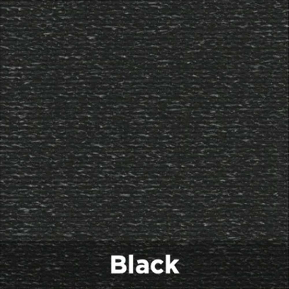 Black Tenshon Right Triangle Shade Sail fabric color swatch in a solid black shade with a textured woven pattern