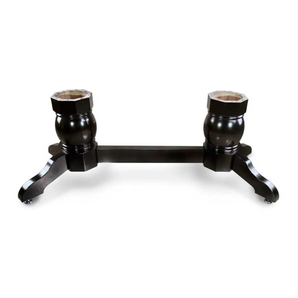 Black BBO Poker Tables Napa Pedestal Leg Set