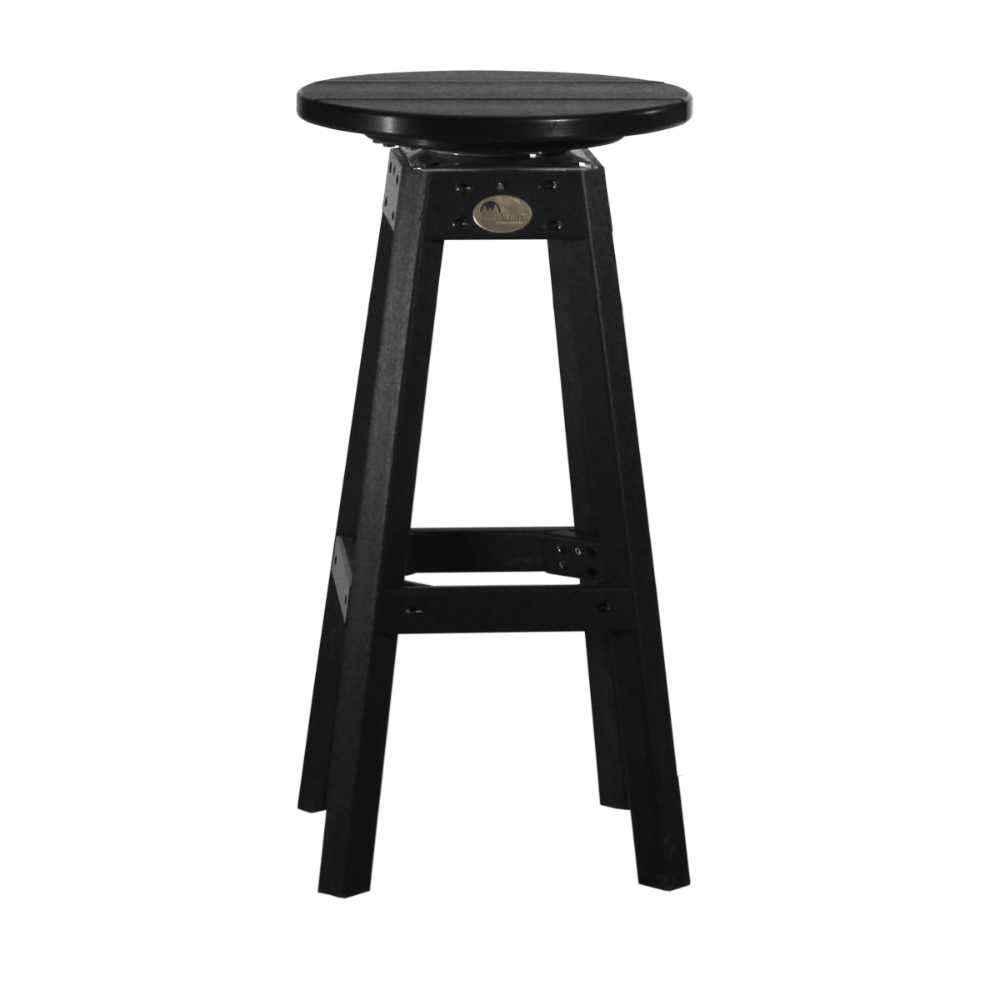 Black LuxCraft Bar Stool