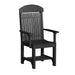 Black LuxCraft Classic Arm Chair