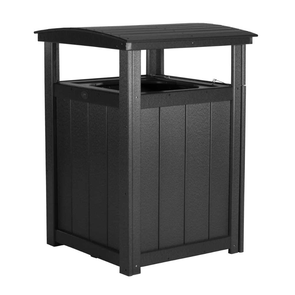 Black LuxCraft Trash Can