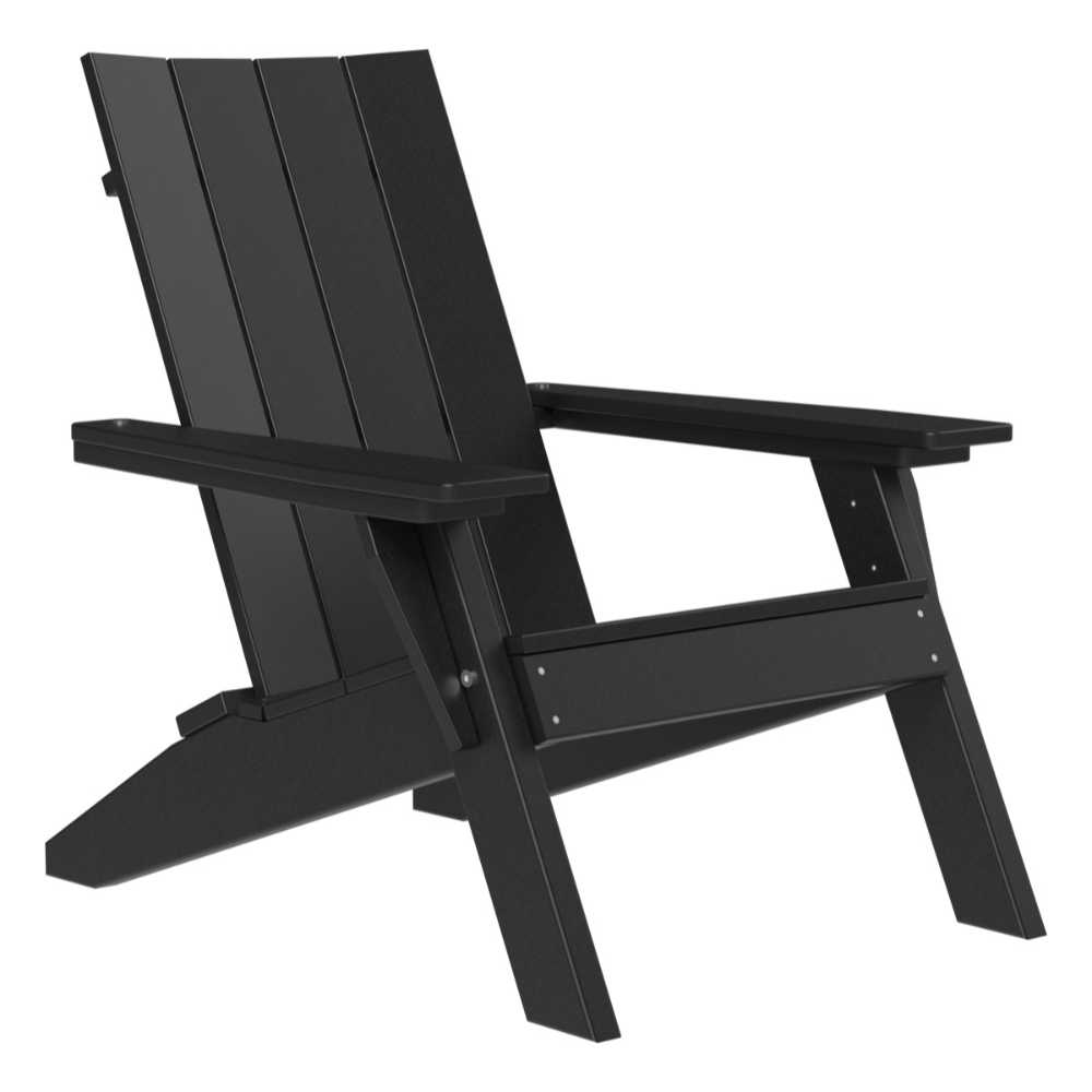 Black LuxCraft Urban Adirondack Chair