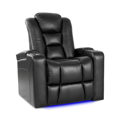 Black Valencia Venice Home Theater Seating Single Width 37 Height 44 Depth 38.5