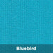 Bluebird Tenshon Square Shade Sail color swatch showcases a bright bluebird-colored woven fabric for eye-catching outdoor coverage