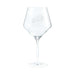Buffalo Bills Crate & Barrel NFL Tour 24oz Red Wine Glass, Set of 4 featuring the Bills charging buffalo logo etched on a clear stemmed wine glass