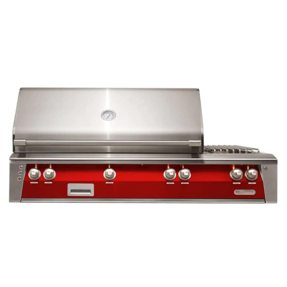 Carmine Red Alfresco Grills 56″ Deluxe Grill Built-In