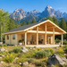 Caroline 90 home office in a sunny Wyoming meadow beneath the Teton Range.
