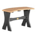 Cedar and Black LuxCraft 28 Table Bench