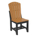 Cedar and Black LuxCraft Adirondack Side Chair