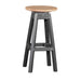 Cedar and Black LuxCraft Bar Stool