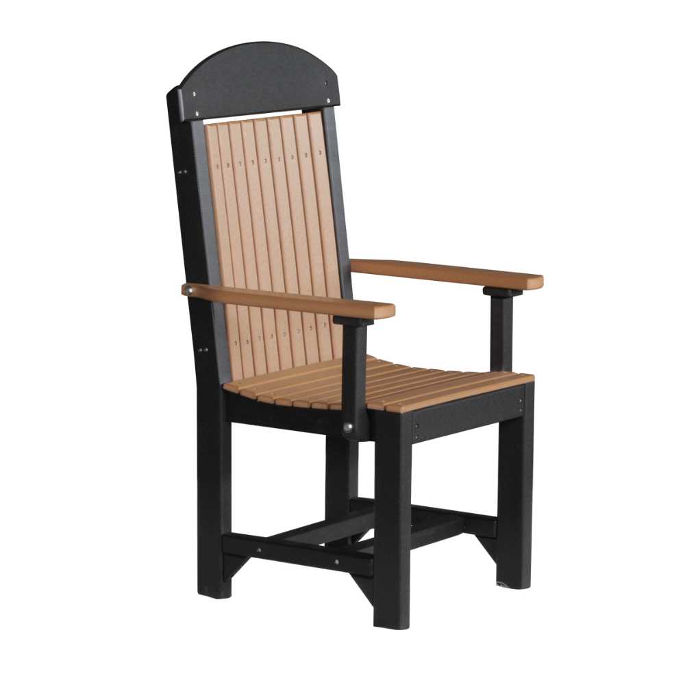 Cedar and Black LuxCraft Classic Arm Chair