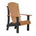 Cedar and Black LuxCraft Royal Adirondack Chair