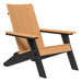 Cedar and Black LuxCraft Urban Adirondack Chair