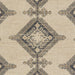 Central diamond motif of Momeni Anatolia Indoor Rug - ANA-10 Charcoal featuring intricate tribal-inspired designs in neutral tones