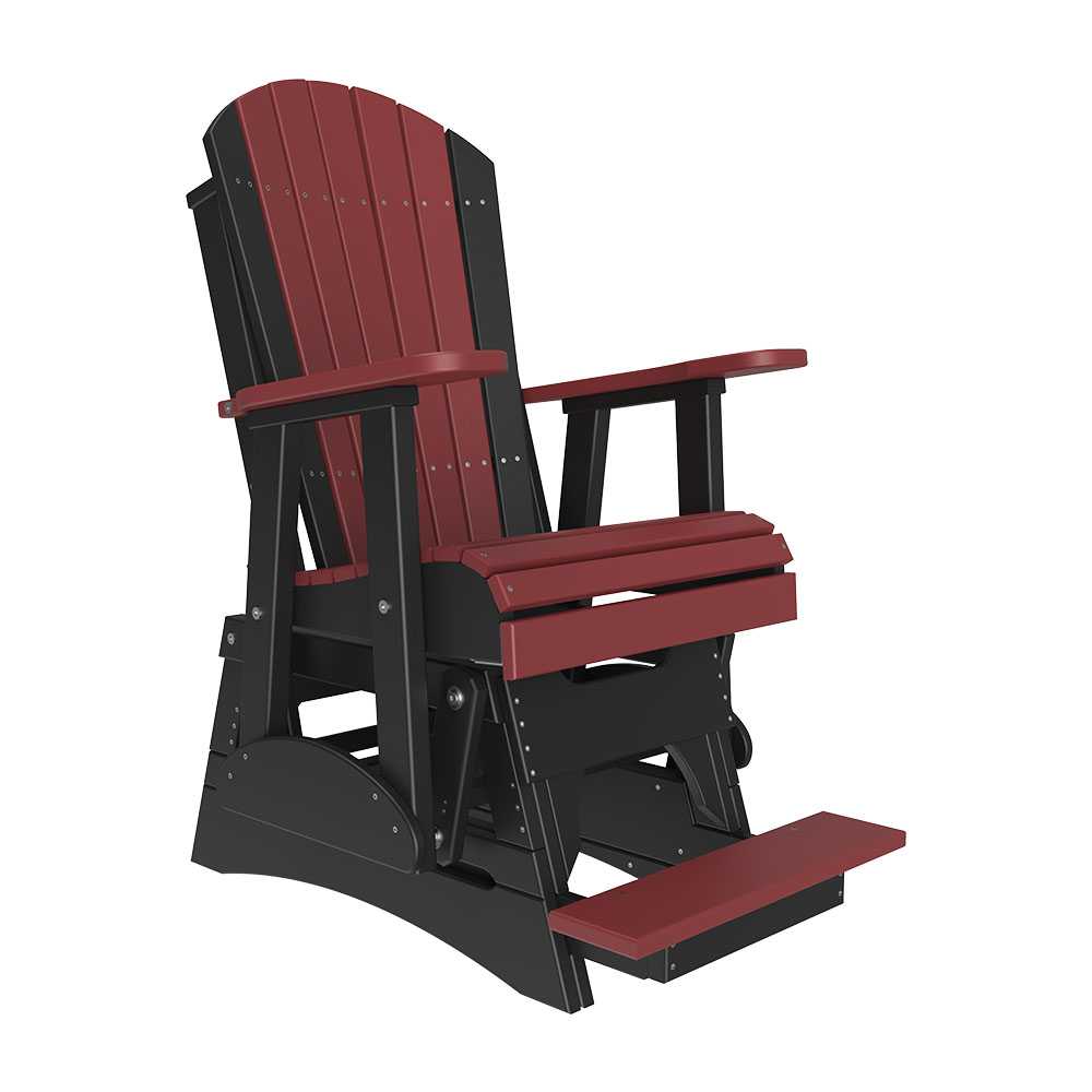 LuxCraft 2' Adirondack Balcony Glider Chair-Freedom Room