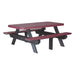 LuxCraft 6' Rectangular Picnic Table-Freedom Room