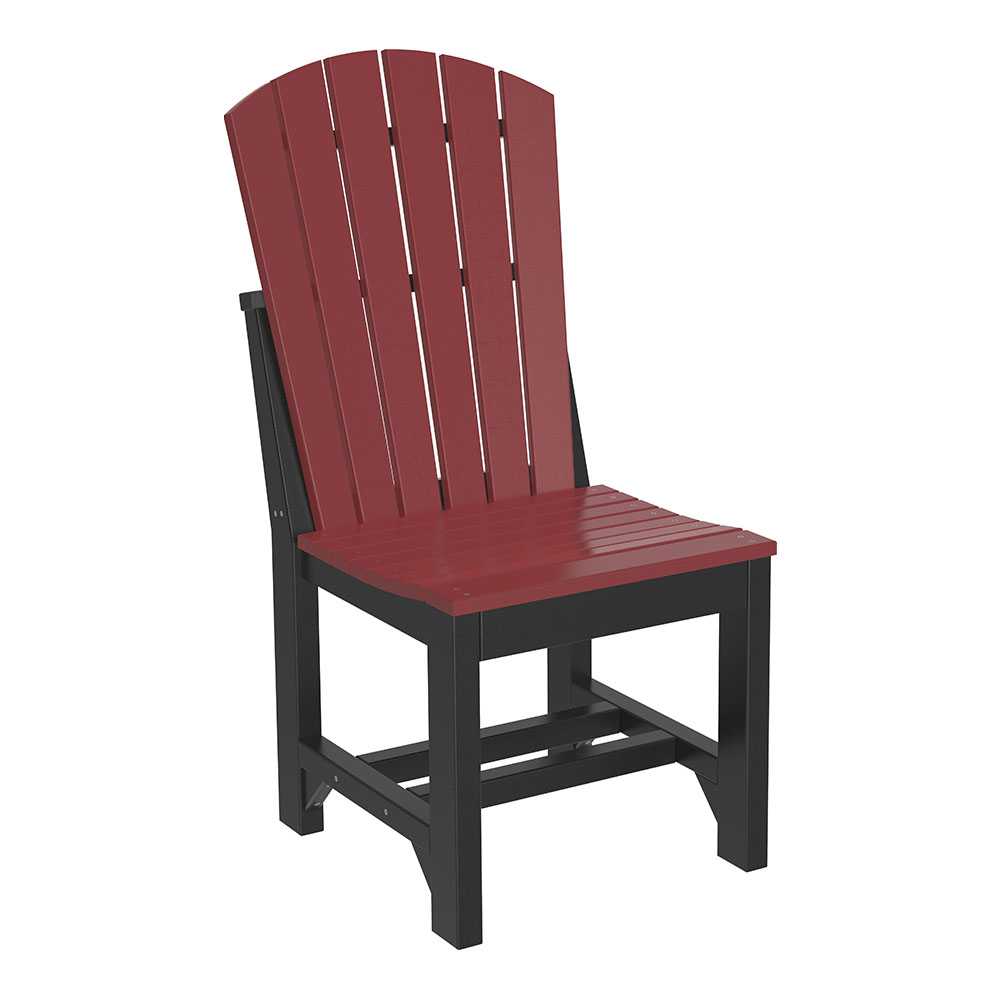 Cherrywood and Black LuxCraft Adirondack Side Chair