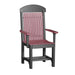 Cherrywood and Black LuxCraft Classic Arm Chair