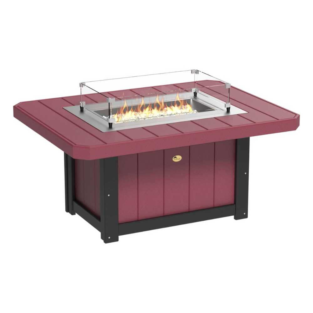 LuxCraft Lumin Fire Pit 51" Rectangular-Freedom Room