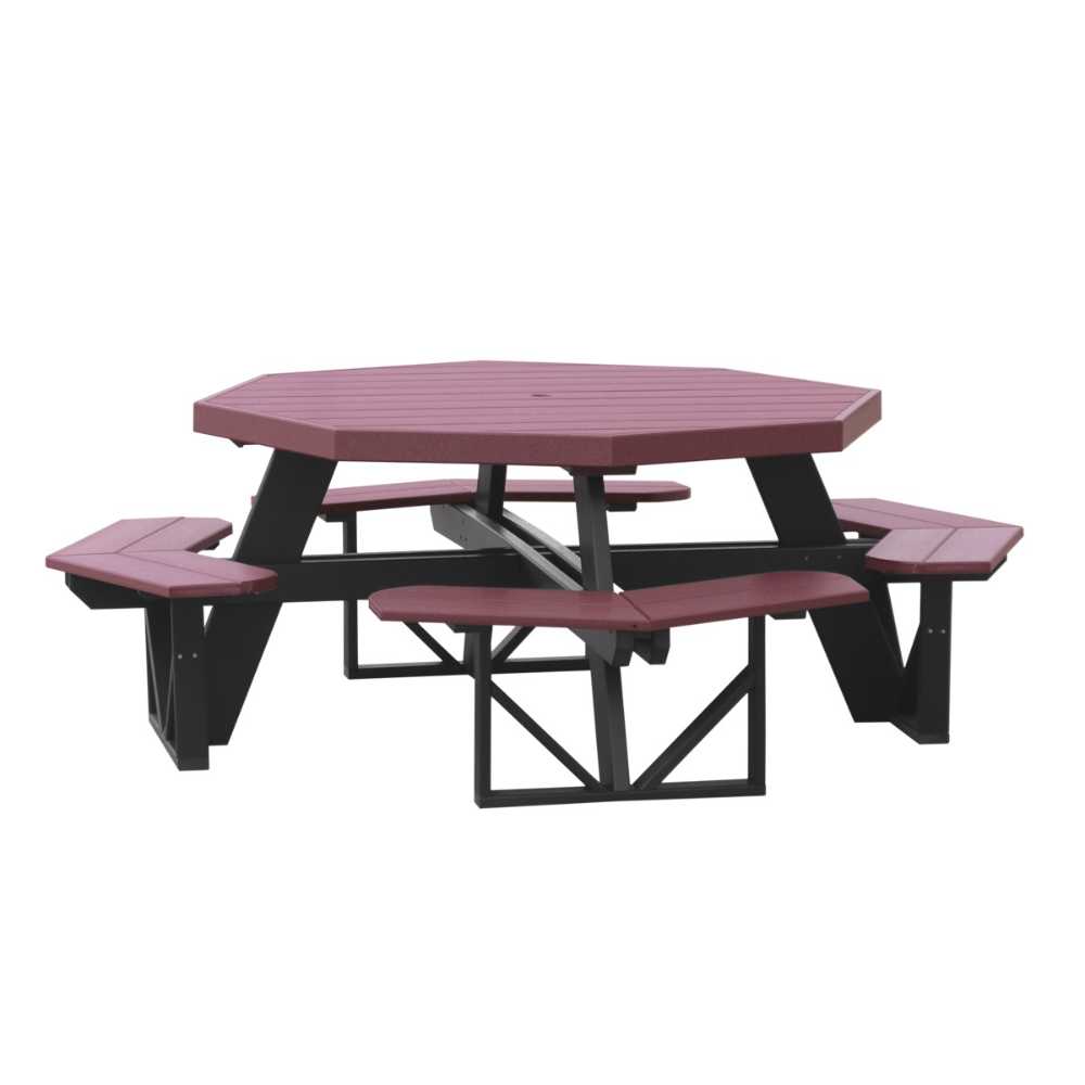 LuxCraft Octagon Picnic Table-Freedom Room