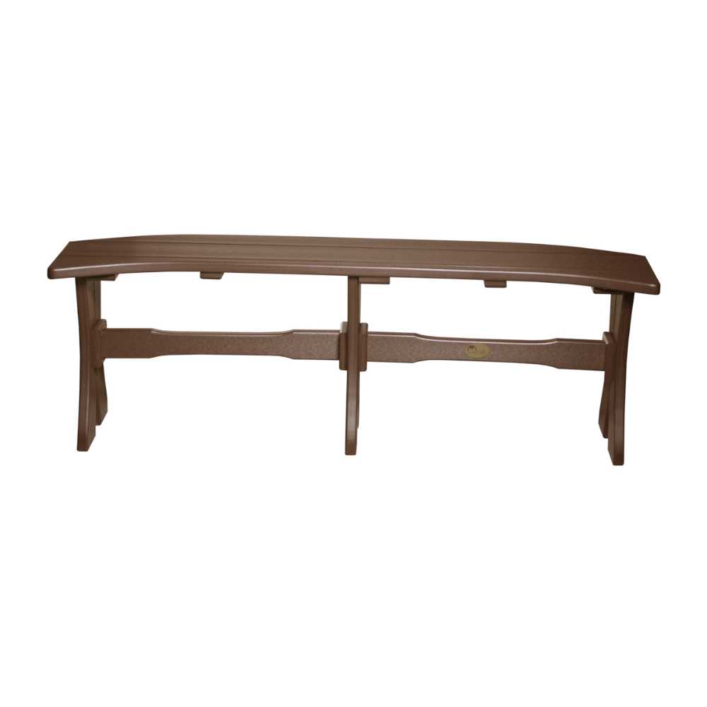 Chestnut Brown LuxCraft 52 Table Bench