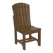 Chestnut Brown LuxCraft Adirondack Side Chair