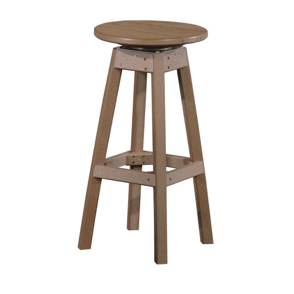 Chestnut Brown LuxCraft Bar Stool