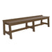 Chestnut Brown LuxCraft Cafe Dining Bench 72