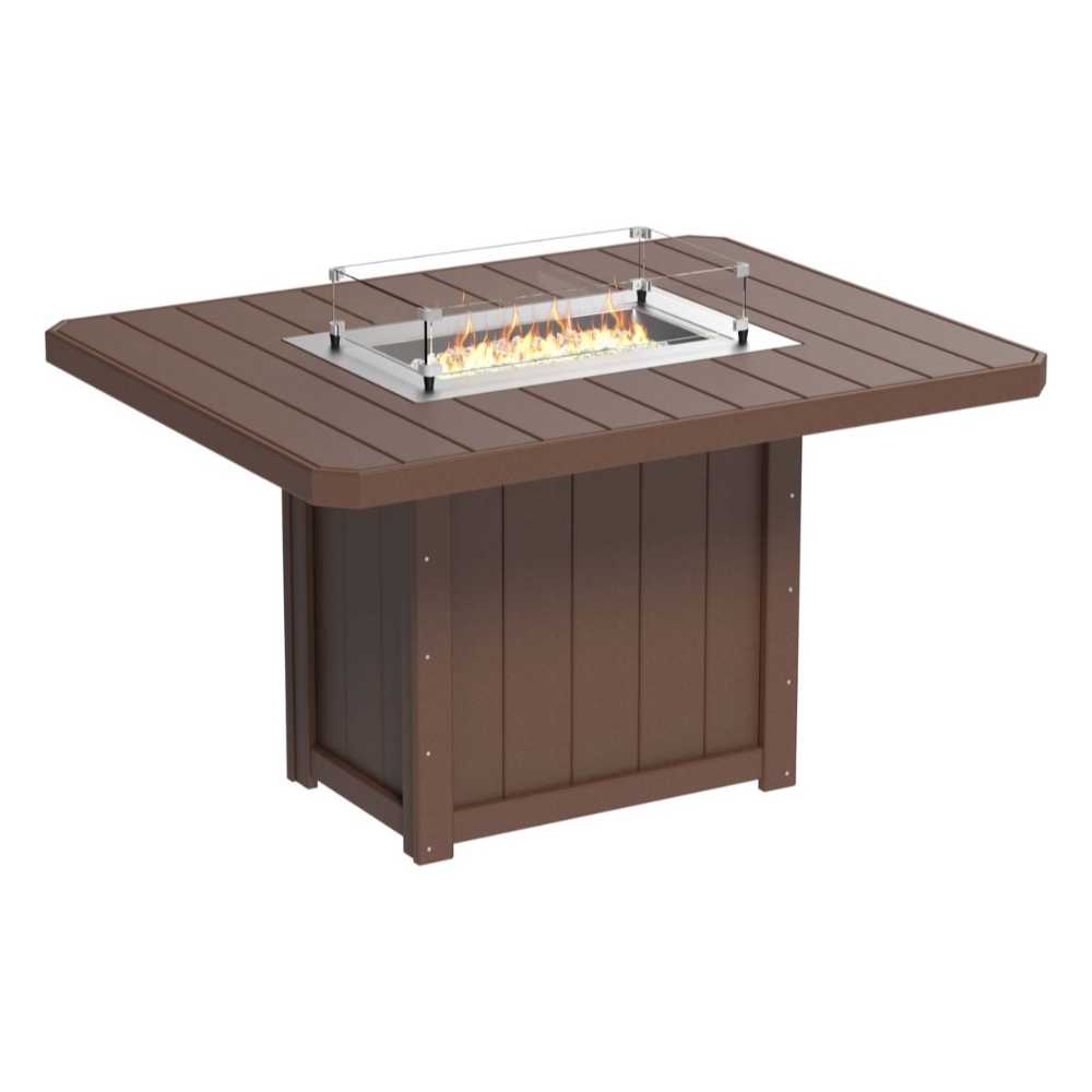 LuxCraft Lumin Fire Table 62" Rectangular-Freedom Room