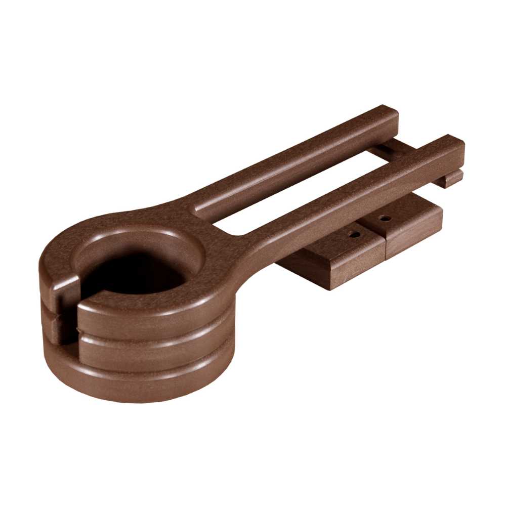 Chestnut Brown LuxCraft Slideout Cup Holder