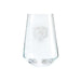 Chicago Bears Crate & Barrel NFL Tour 19oz Stemless Wine Glass, Set of 4 featuring the bear-head logo etched on clear glass