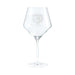 Chicago Bears Crate & Barrel NFL Tour 24oz Red Wine Glass, Set of 4 featuring the Bears roaring bear-head logo etched on a clear stemmed wine glass