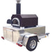 Chicago Brick Oven 750 Gas Tailgater Wood Oven w/ Trailer Copper Vein