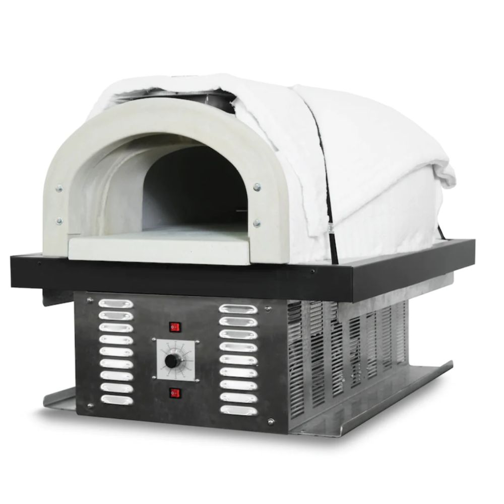 Chicago Brick Oven 750 Natural Gas w/ Dual-Fuel Pizza Oven Option Angle View