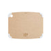 Cincinnati Bengals Crate & Barrel NFL Organic Cotton Oven Mitt with Silicone Grip has a natural tan surface, white corner grips, and an engraved striped "B" logo