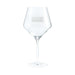 Cleveland Browns Crate & Barrel NFL Tour 24oz Red Wine Glass, Set of 4 featuring the Cleveland Browns team name etched on a clear stemmed wine glass