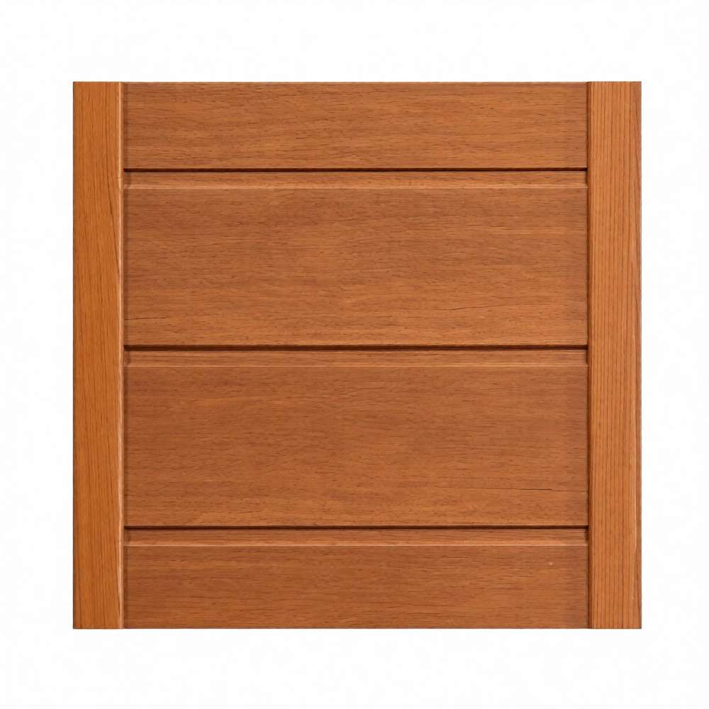 Close-up of the smooth red cedar wall boards used to build Golden Designs Maxxus 2 Person Full Spectrum Infrared Sauna in Red Cedar
